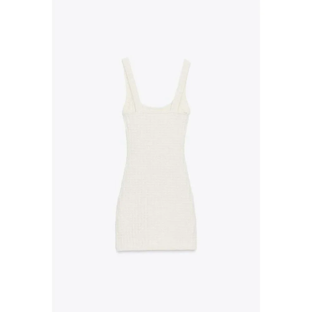 Zara White and Black Mini Dress - Picture 4 of 6